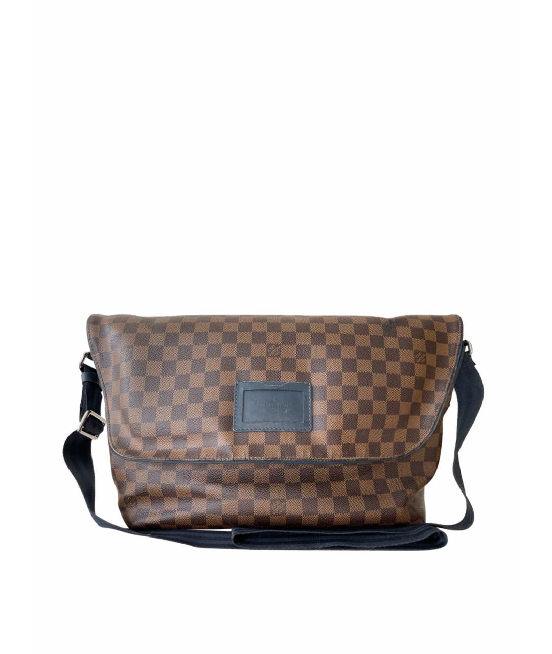 LOUIS VUITTON PRE-OWNED Коричневая дорожная/спортивная сумка, фото 1