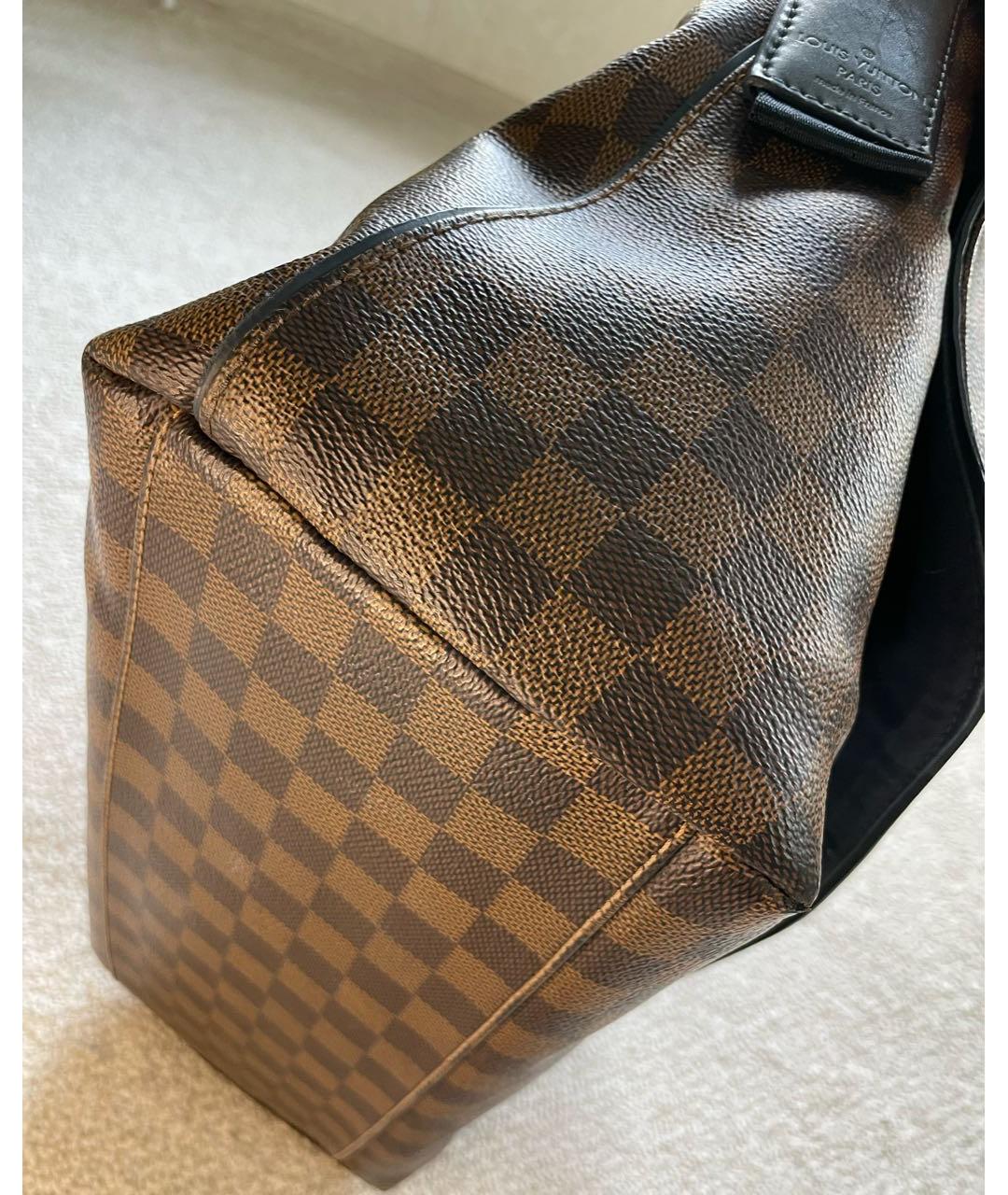 LOUIS VUITTON Коричневая дорожная/спортивная сумка, фото 8