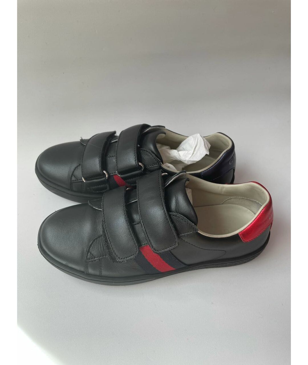 GUCCI KIDS Черные кожаные ботинки, фото 4