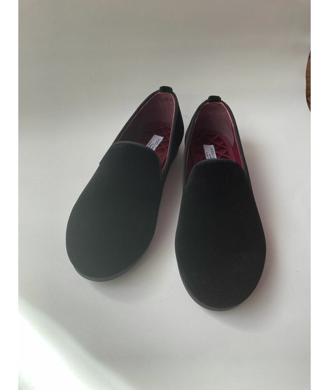 DOLCE & GABBANA KIDS Черные бархатные ботинки, фото 2