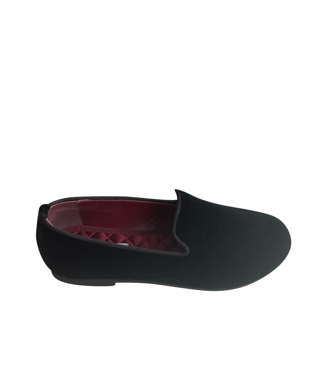 DOLCE & GABBANA KIDS Черные бархатные ботинки, фото 1