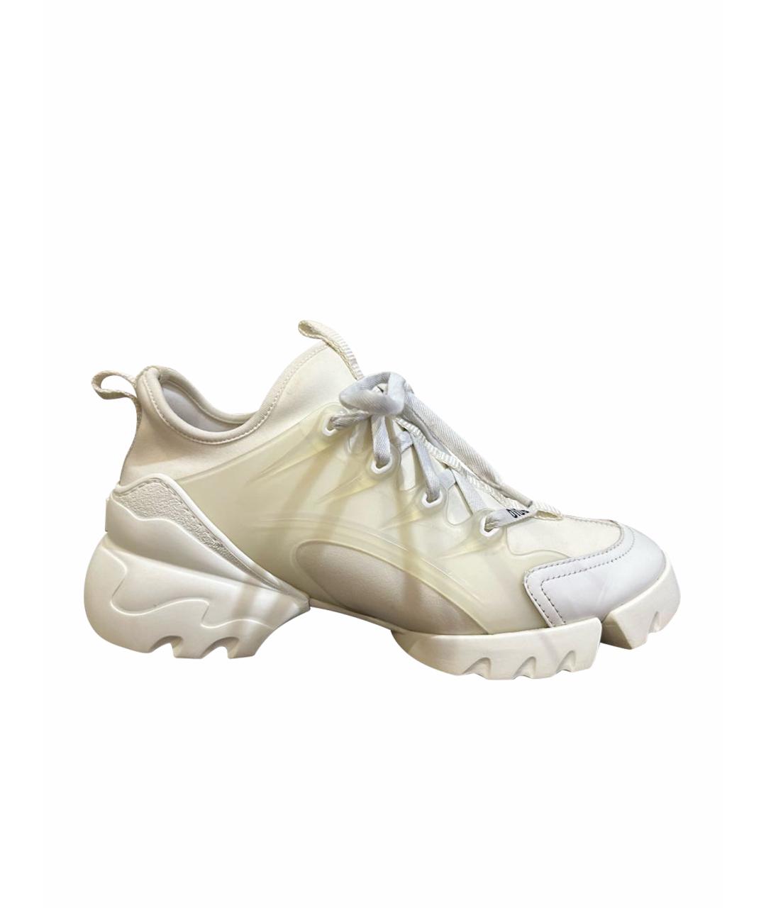 CHRISTIAN DIOR PRE-OWNED Белые неопреновые кроссовки, фото 1