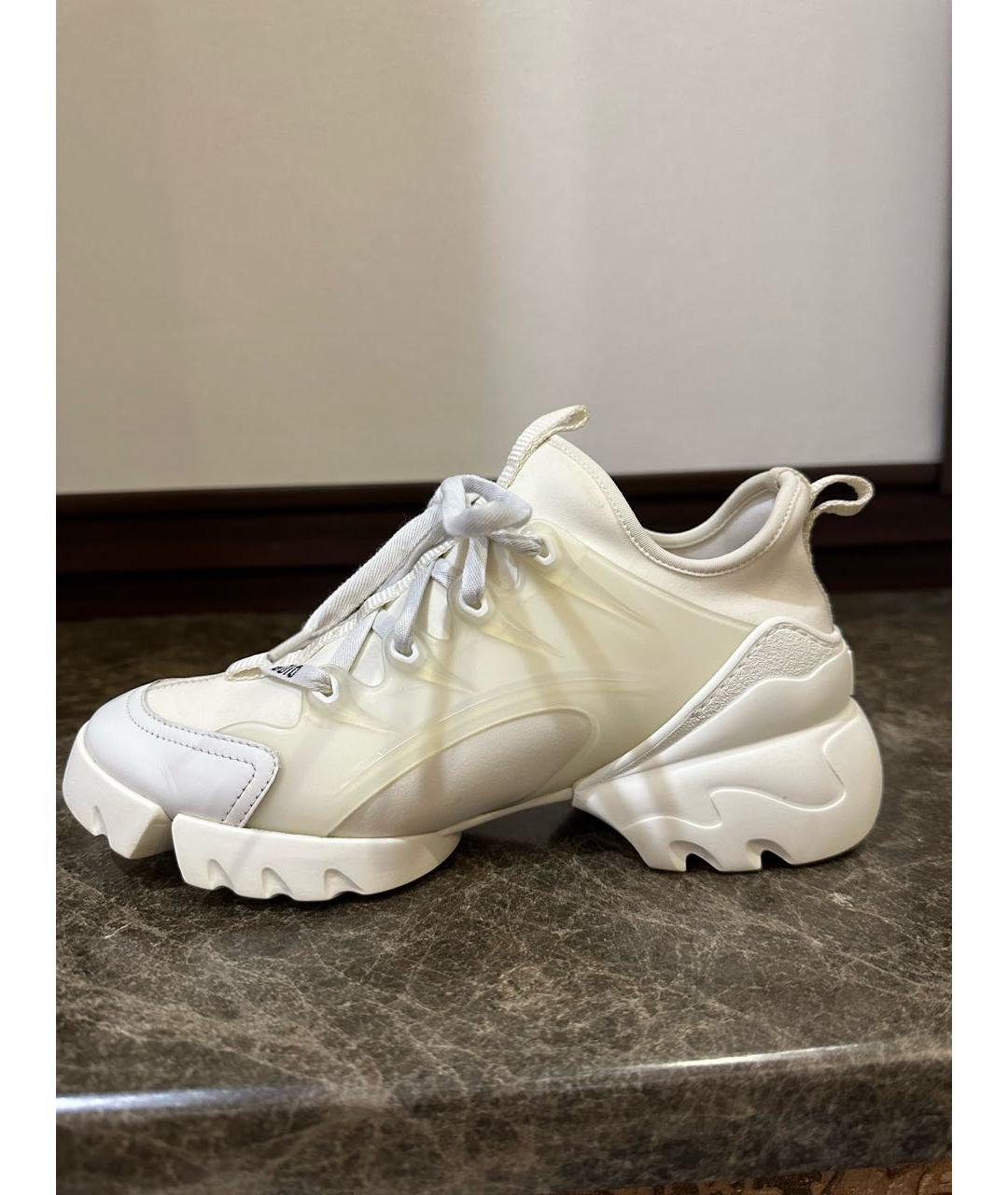 CHRISTIAN DIOR PRE-OWNED Белые неопреновые кроссовки, фото 9