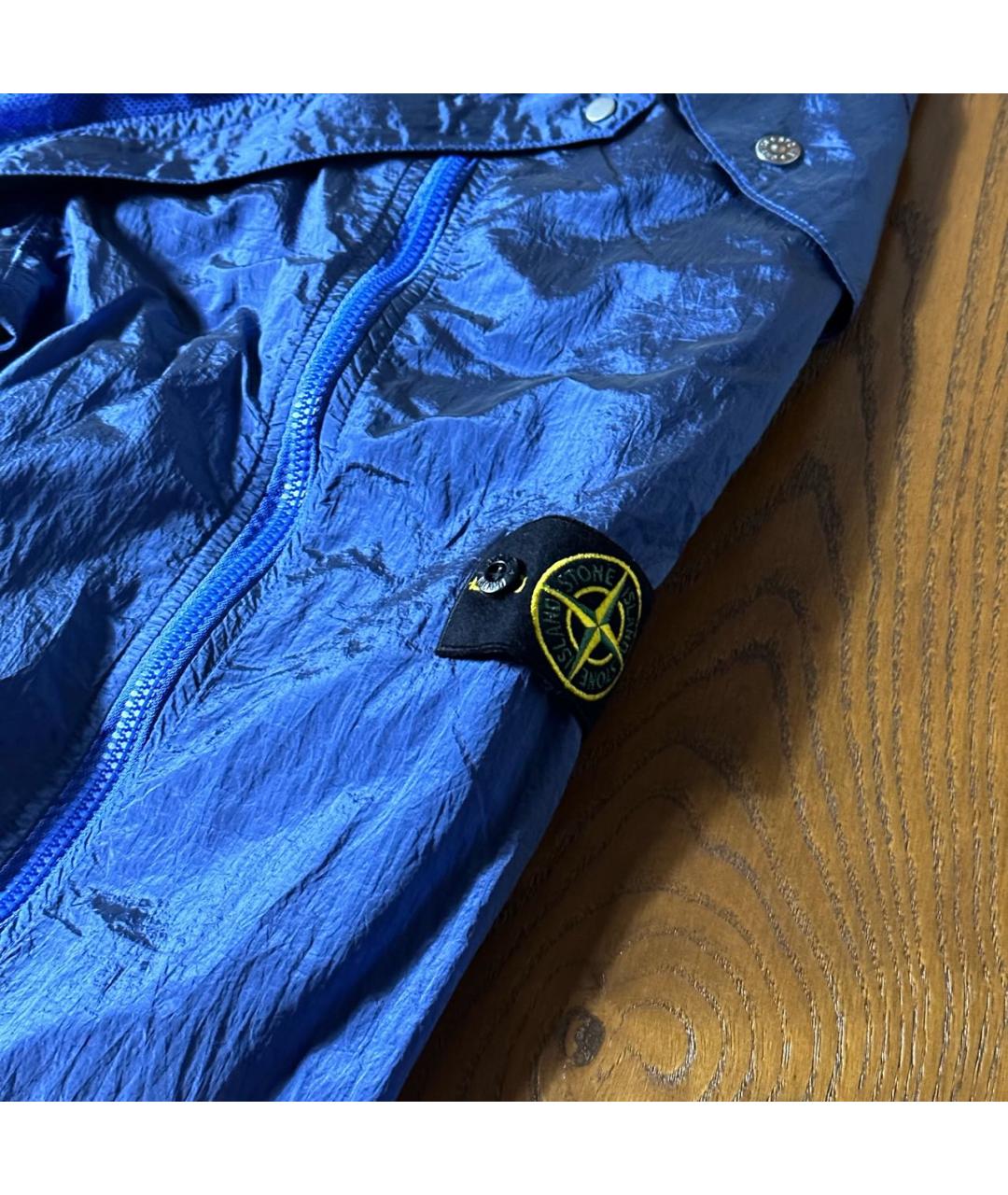 STONE ISLAND Зеленые синтетические повседневные брюки, фото 4