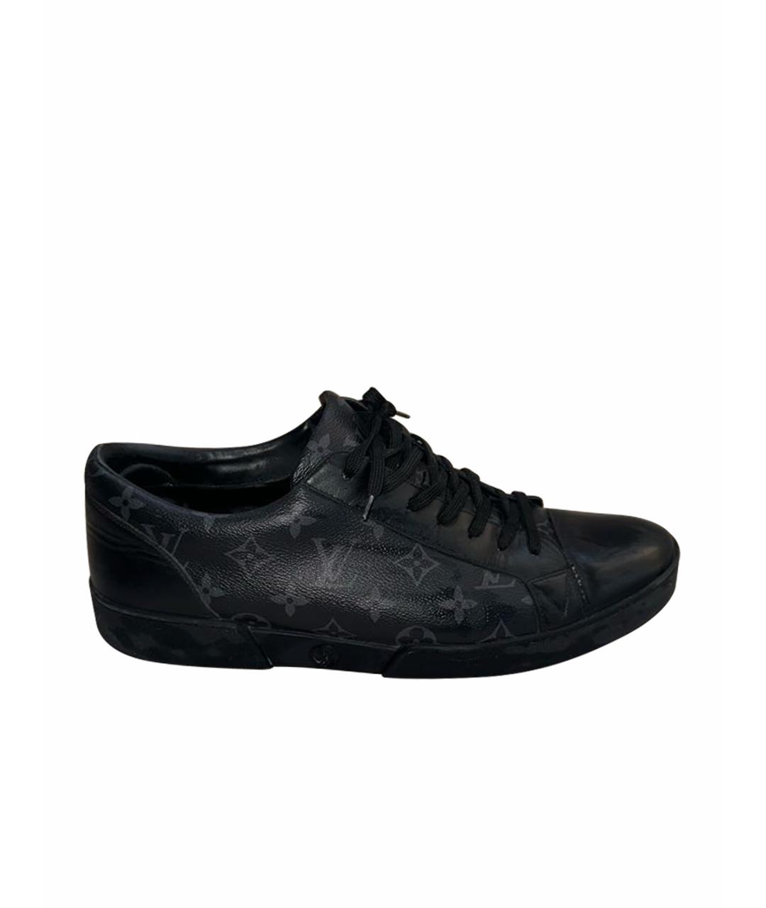 LOUIS VUITTON PRE-OWNED Черные низкие кроссовки / кеды, фото 1