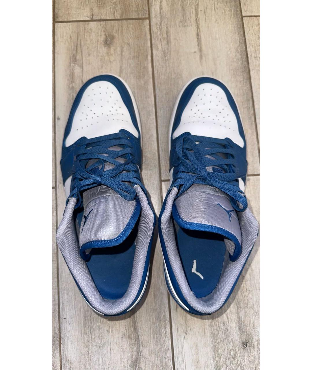 JORDAN Синие низкие кроссовки / кеды, фото 3