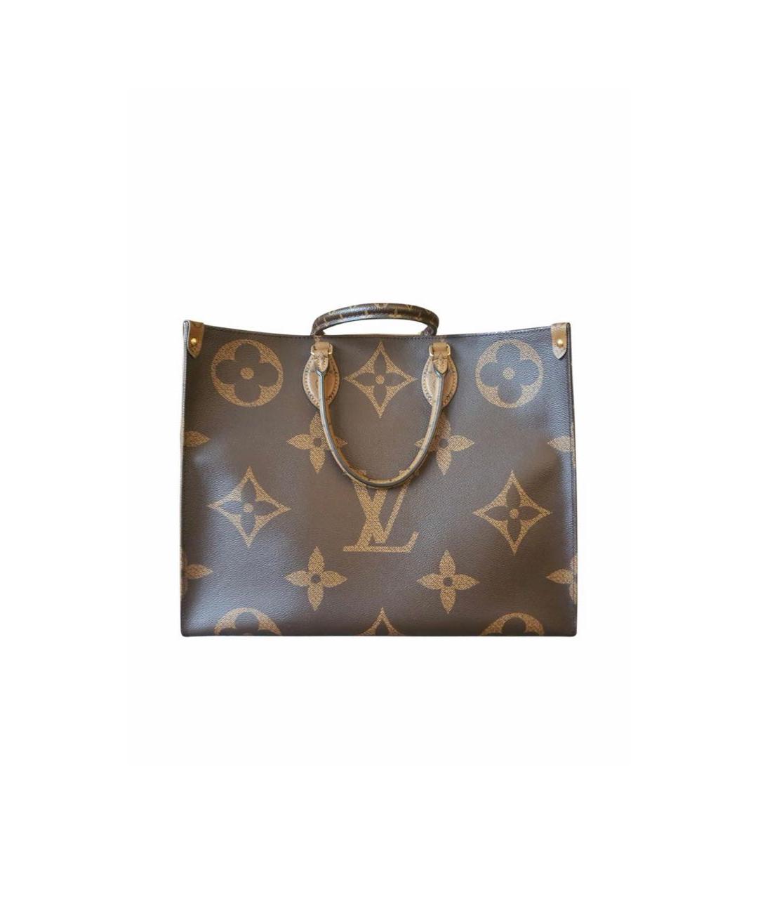 LOUIS VUITTON Коричневая сумка тоут, фото 1