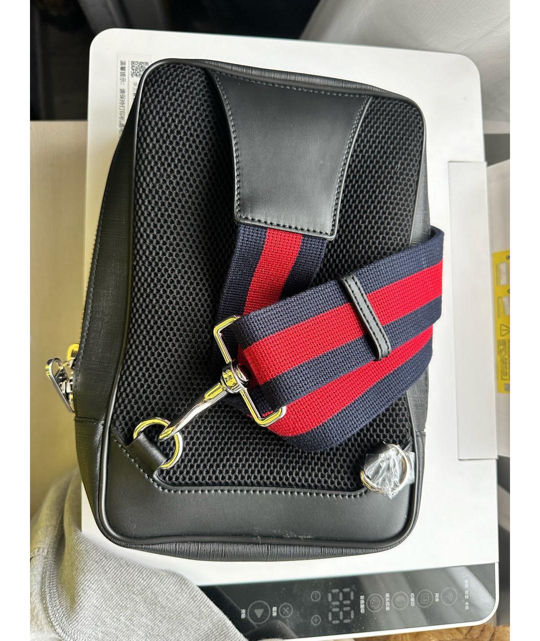 GUCCI Темно-синяя поясная сумка, фото 3