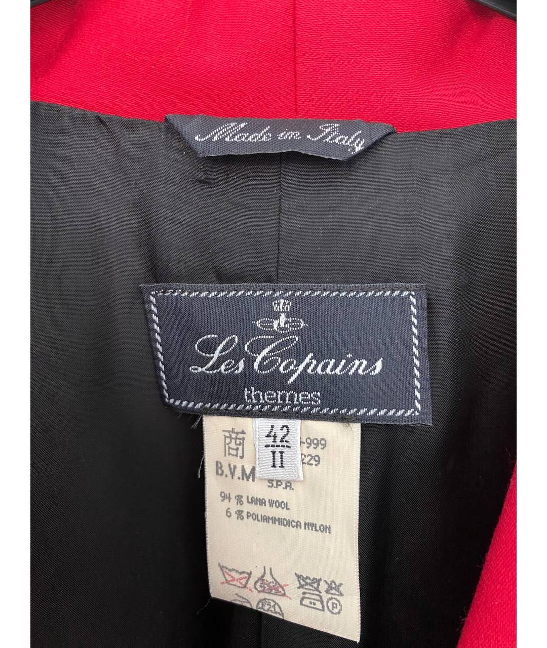 LES COPAINS Черный шерстяной жакет/пиджак, фото 3