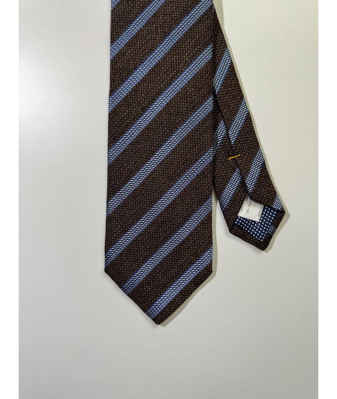 ETON Коричневый шелковый галстук, фото 2