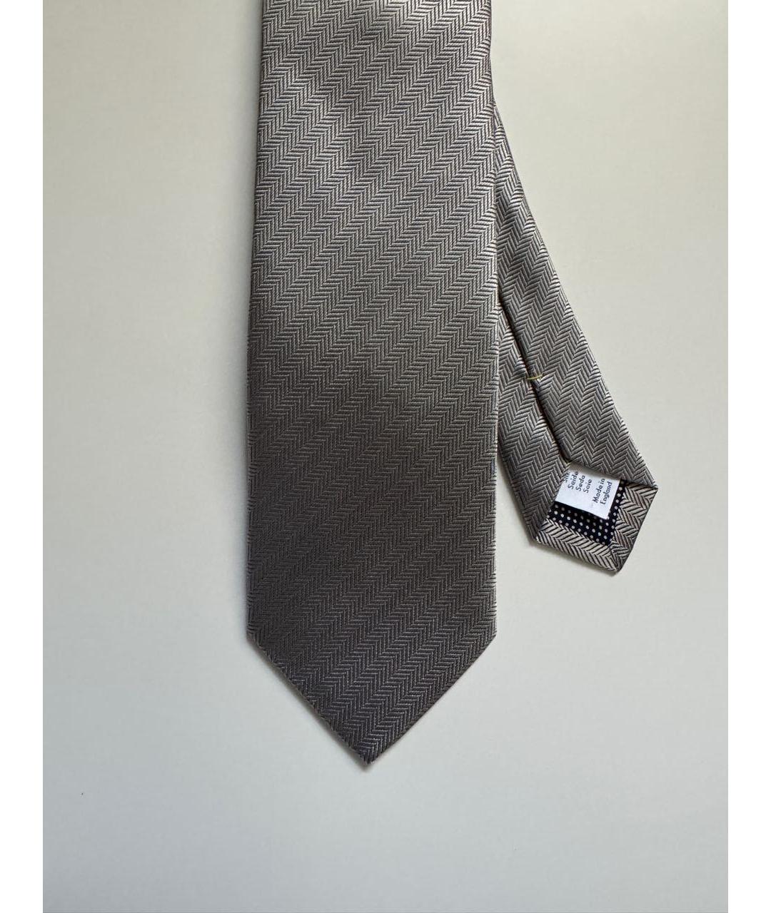 ETON Серебрянный шелковый галстук, фото 2