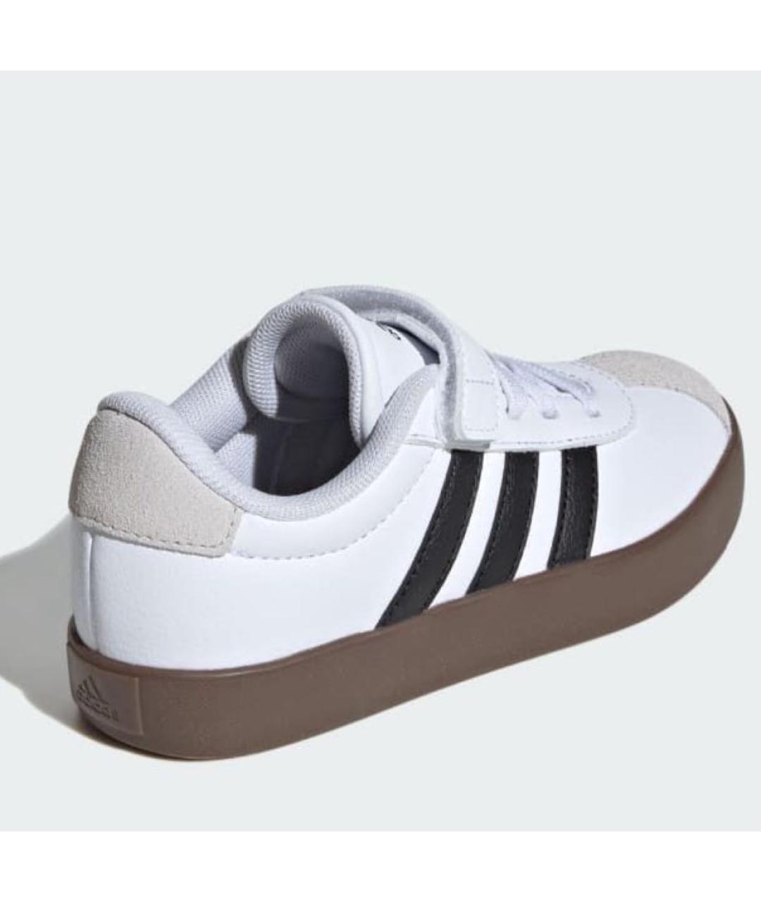 ADIDAS Белые кожаные кеды, фото 4