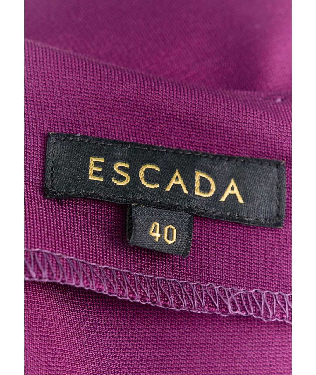 ESCADA Фиолетовое вискозное коктейльное платье, фото 3