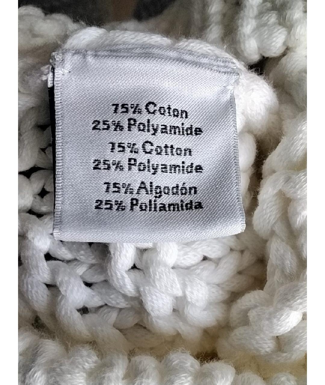 HERMES PRE-OWNED Белый хлопковый джемпер / свитер, фото 6