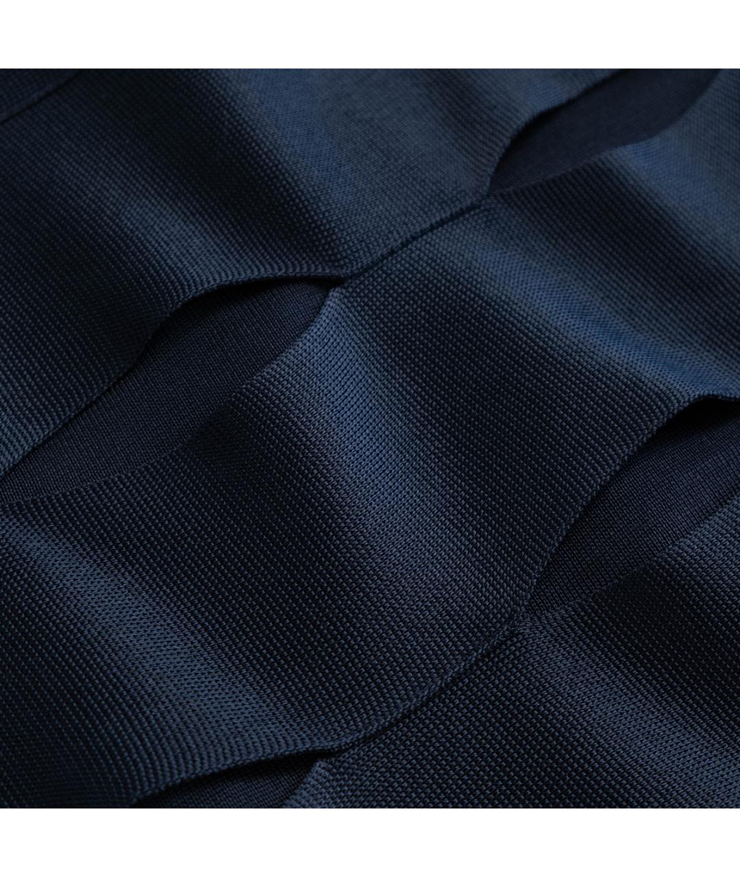 CHRISTIAN DIOR PRE-OWNED Темно-синее вискозное вечернее платье, фото 5