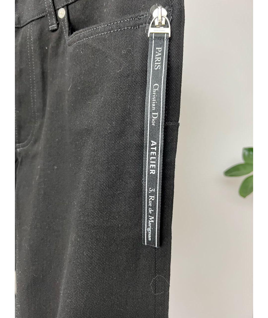 CHRISTIAN DIOR PRE-OWNED Черные прямые джинсы, фото 3