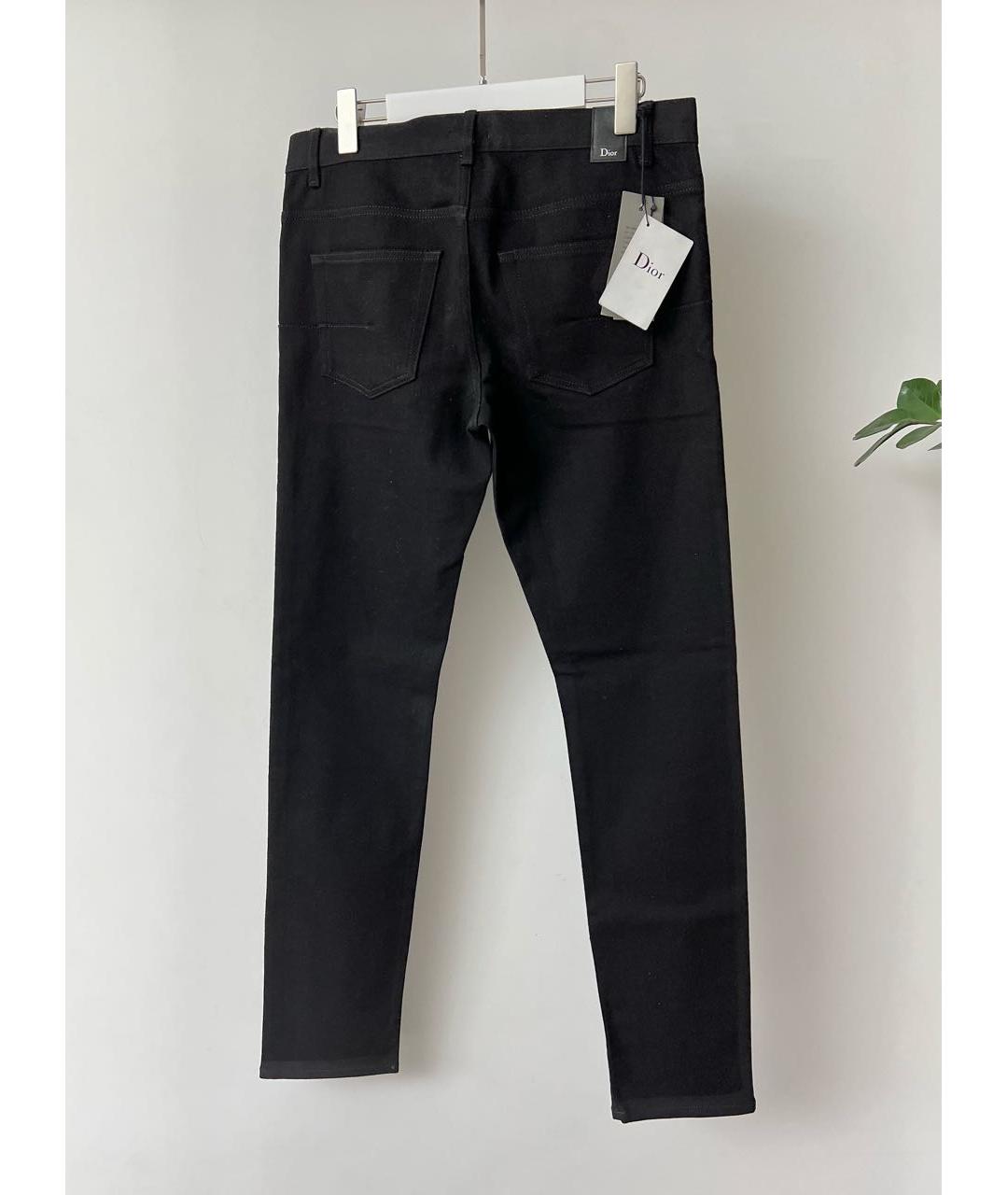 CHRISTIAN DIOR Черные прямые джинсы, фото 2