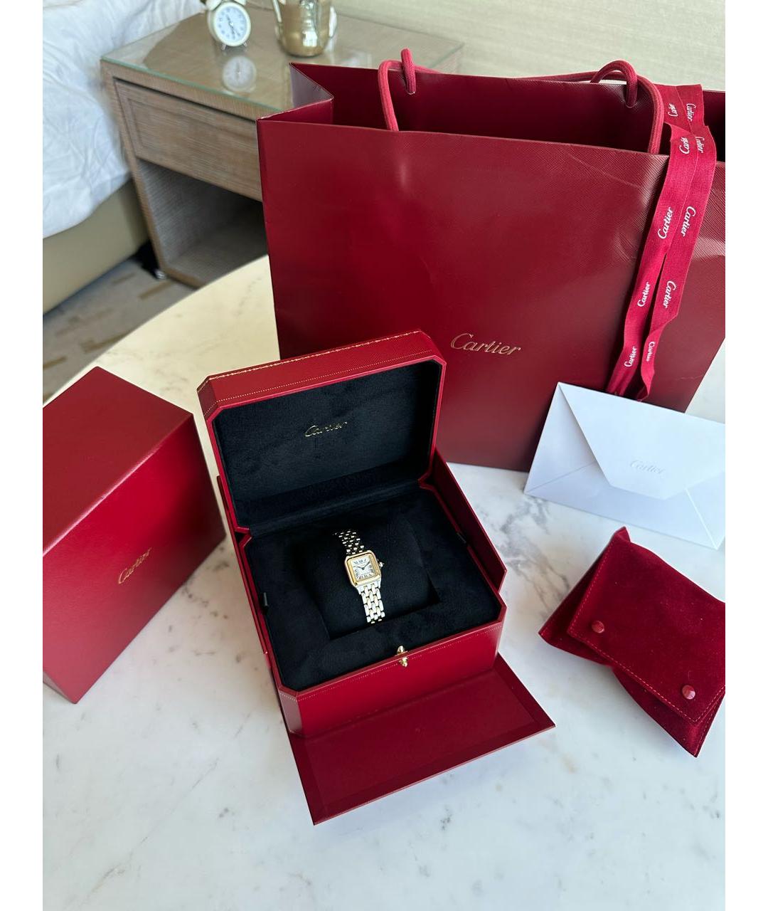 CARTIER Золотые часы из желтого золота, фото 4