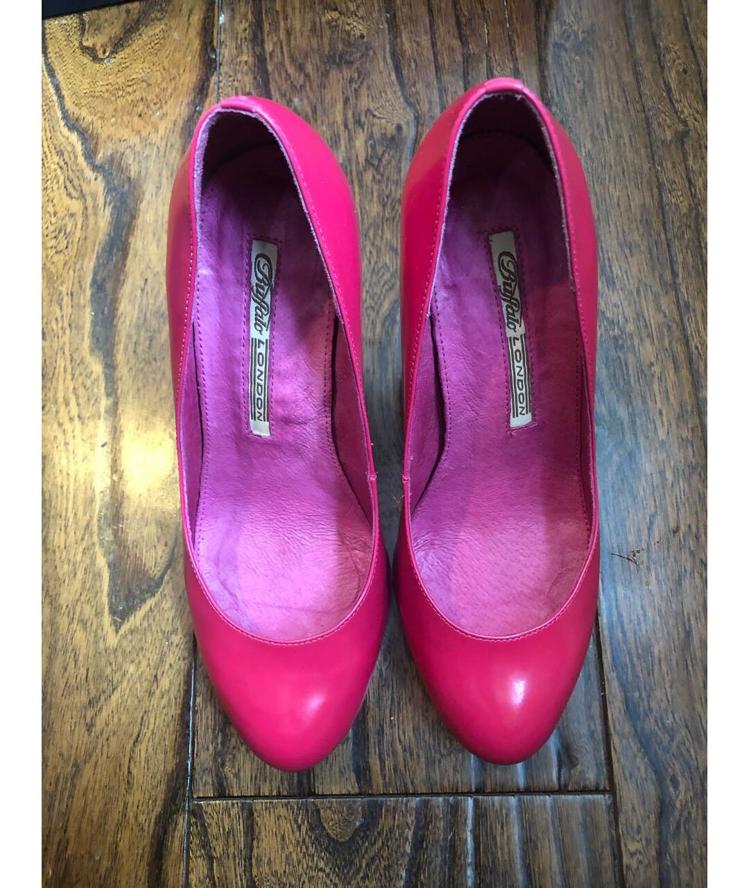 BUFFALO Розовые кожаные туфли, фото 2