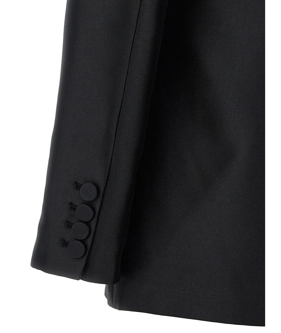 SELF-PORTRAIT Черный полиэстеровый жакет/пиджак, фото 4