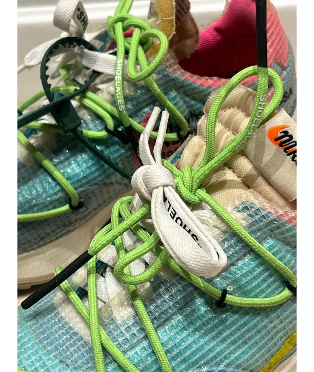 NIKE X OFF-WHITE Голубые кроссовки, фото 6