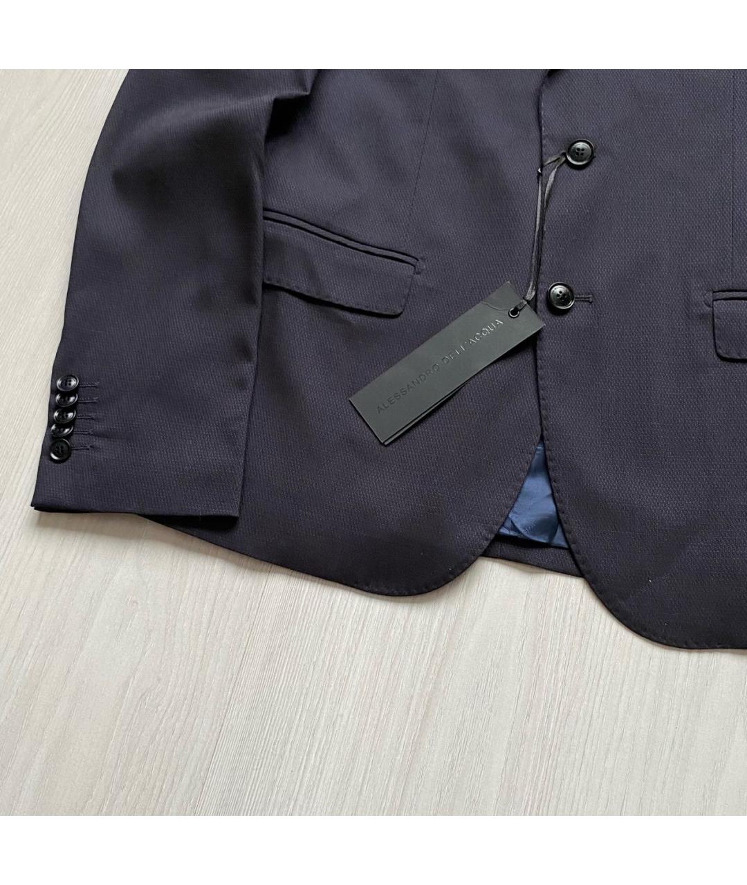 ALESSANDRO DELL'ACQUA Темно-синий пиджак, фото 3