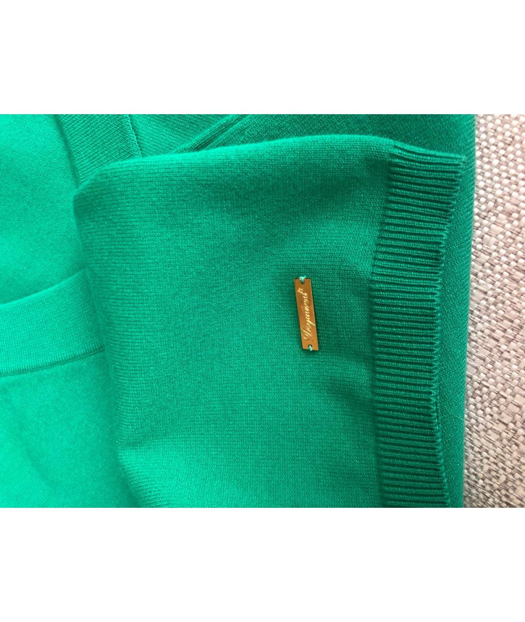 DSQUARED2 Зеленый вискозный джемпер / свитер, фото 4