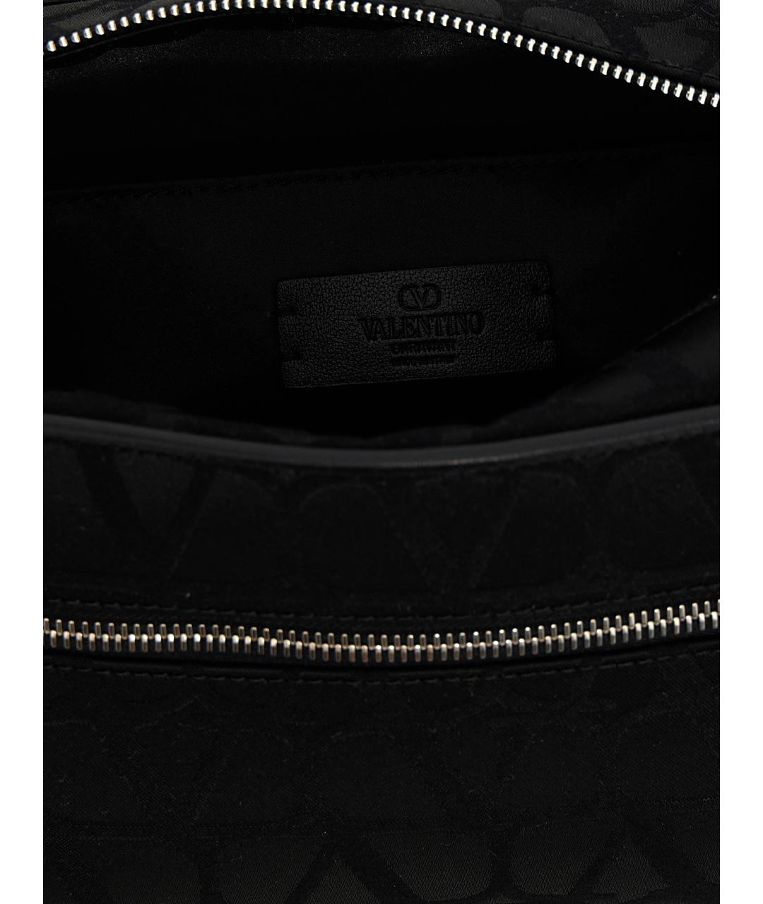 VALENTINO Черная барсетка, фото 4