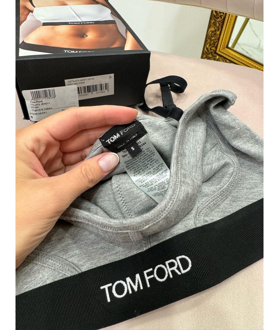 TOM FORD Серая майка, фото 7