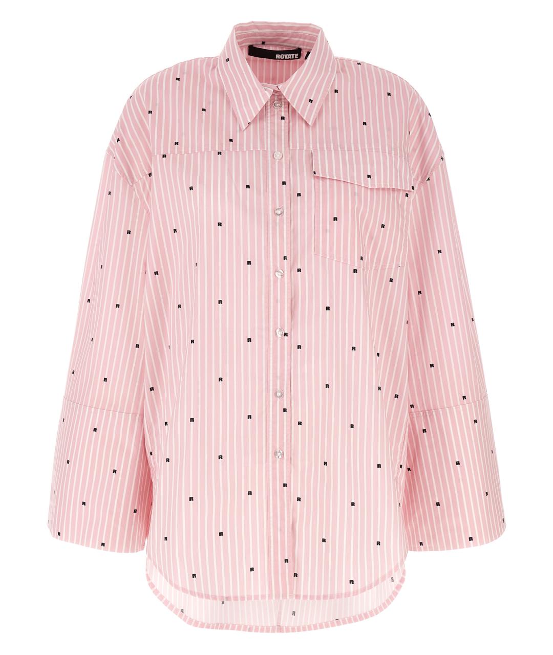 ROTATE Розовая хлопковая рубашка, фото 1