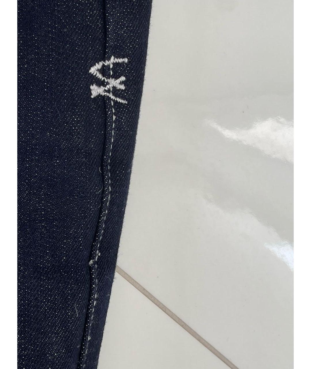 KSUBI Темно-синие хлопковые прямые джинсы, фото 7