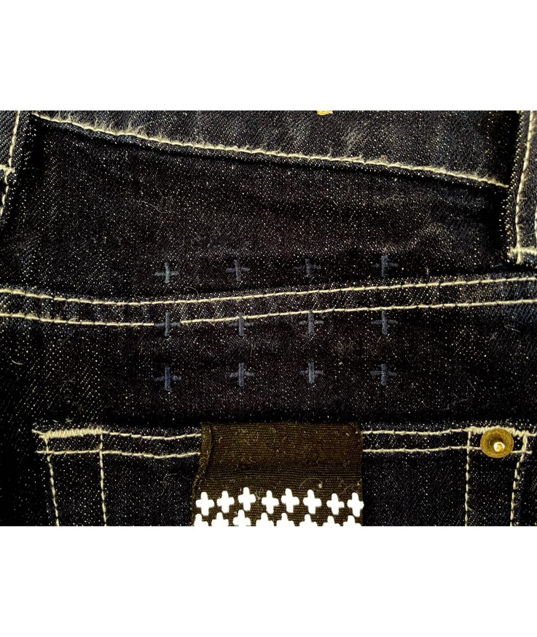 KSUBI Темно-синие хлопковые прямые джинсы, фото 6