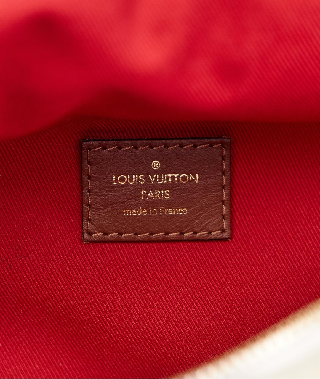 LOUIS VUITTON Бежевая поясная сумка, фото 6