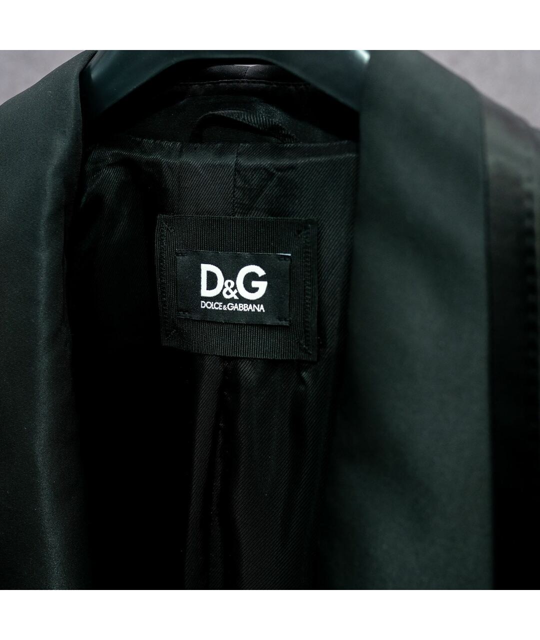 DOLCE&GABBANA Черный ацетатный жакет/пиджак, фото 2