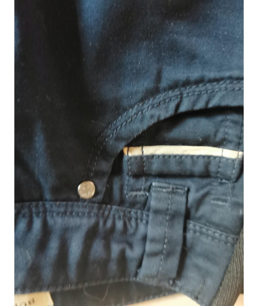BURBERRY Темно-синие хлопковые детские джинсы, фото 4