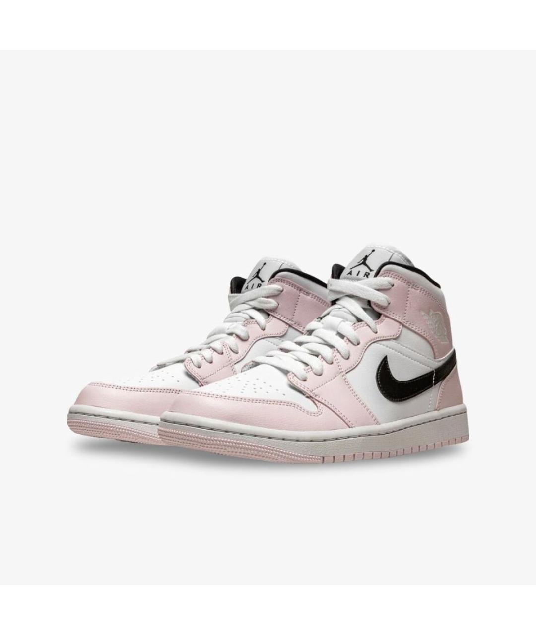 JORDAN Розовые кроссовки из искусственной кожи, фото 6