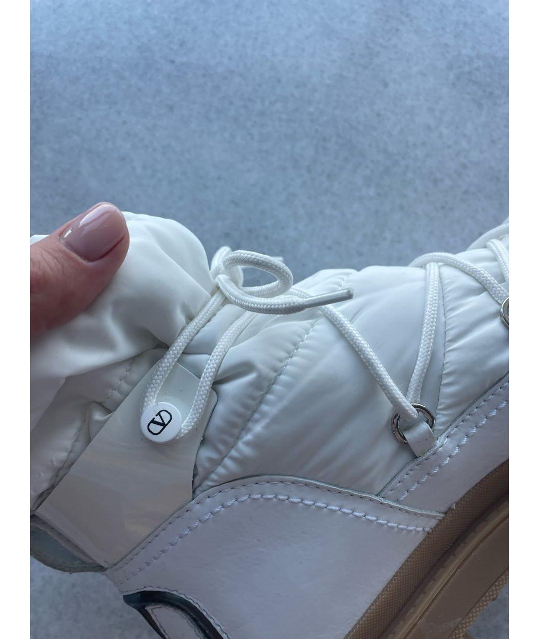 VALENTINO Белые текстильные ботинки, фото 8