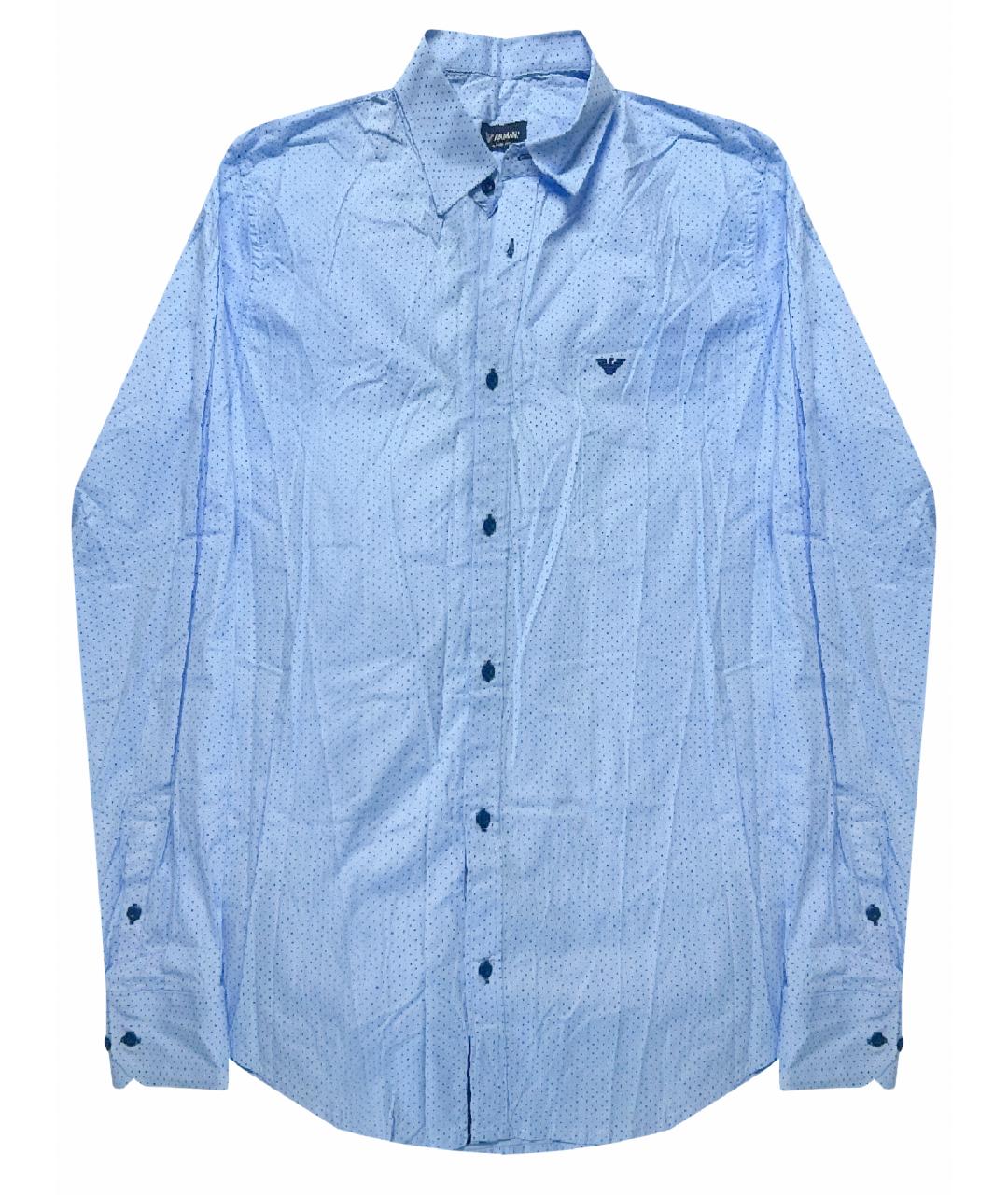 GIORGIO ARMANI Голубая классическая рубашка, фото 1