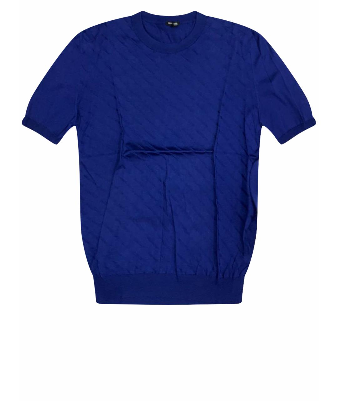 KITON Синий хлопковый джемпер / свитер, фото 1