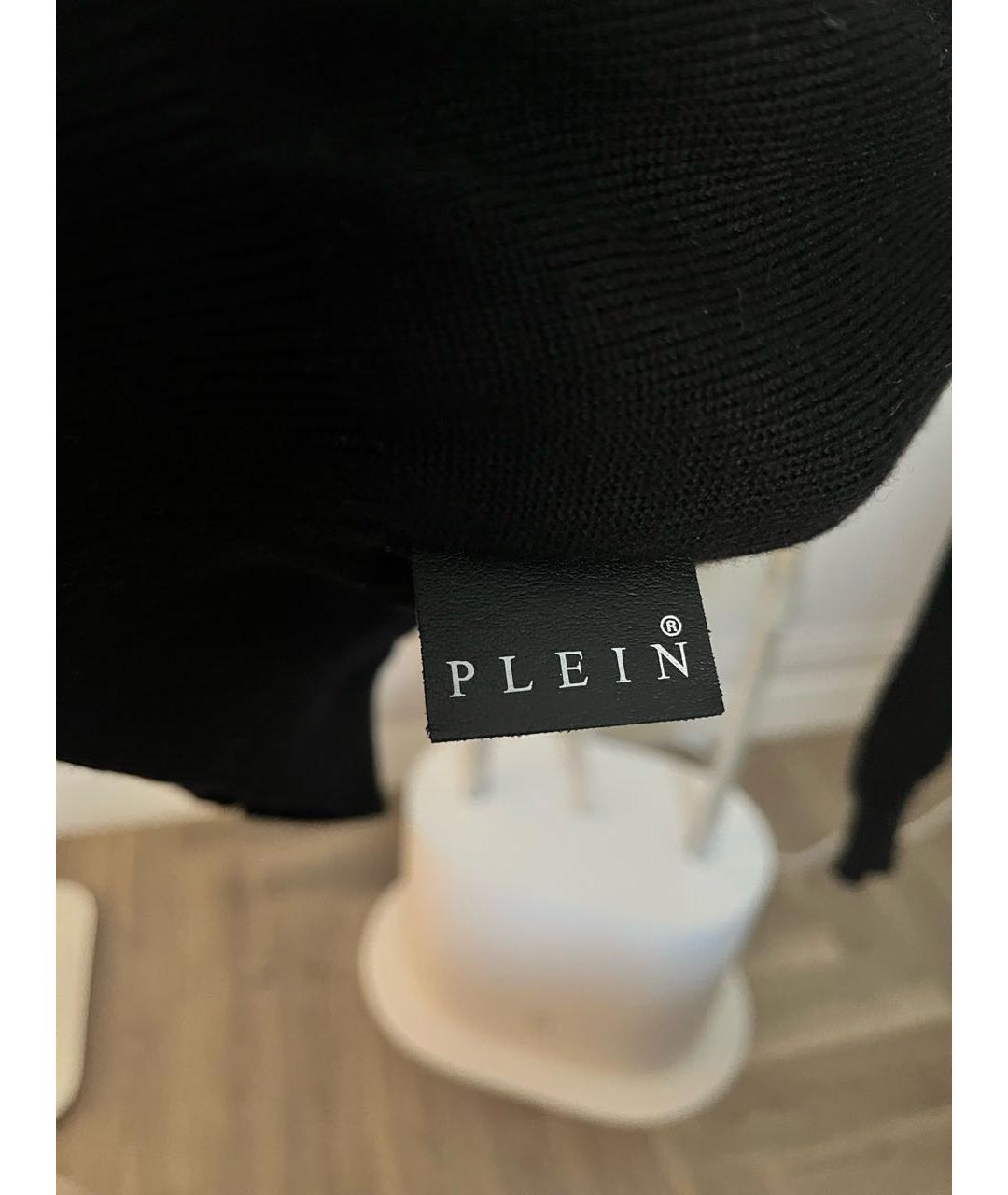 PHILIPP PLEIN Черный шерстяной джемпер / свитер, фото 5