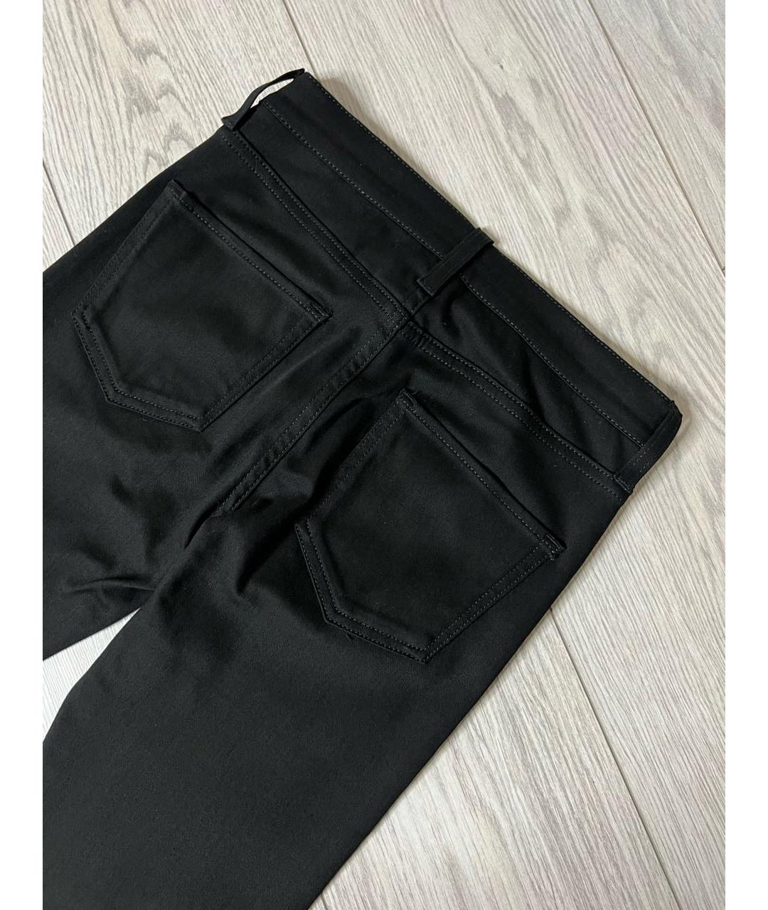 GUCCI Черные хлопко-эластановые джинсы слим, фото 5