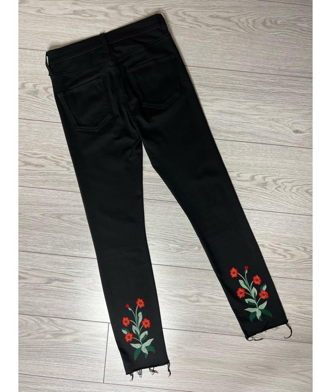 GUCCI Черные хлопко-эластановые джинсы слим, фото 2