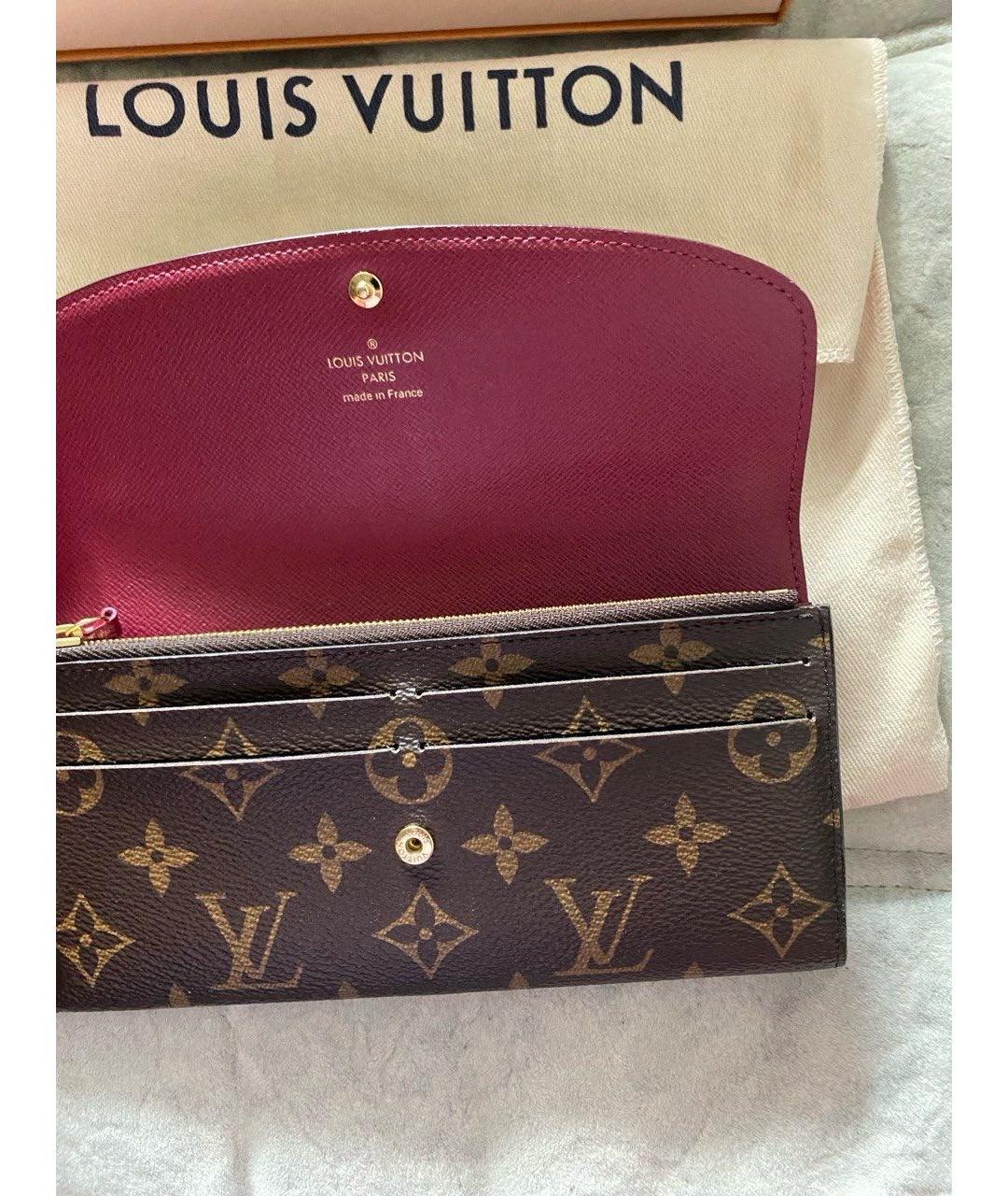 LOUIS VUITTON PRE-OWNED Коричневый кошелек, фото 5