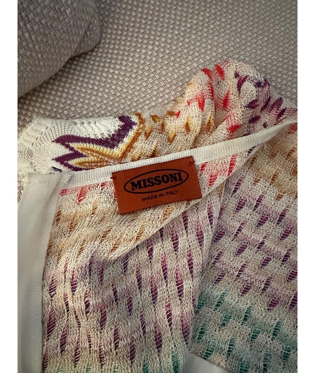 MISSONI Мульти вискозное платье, фото 3