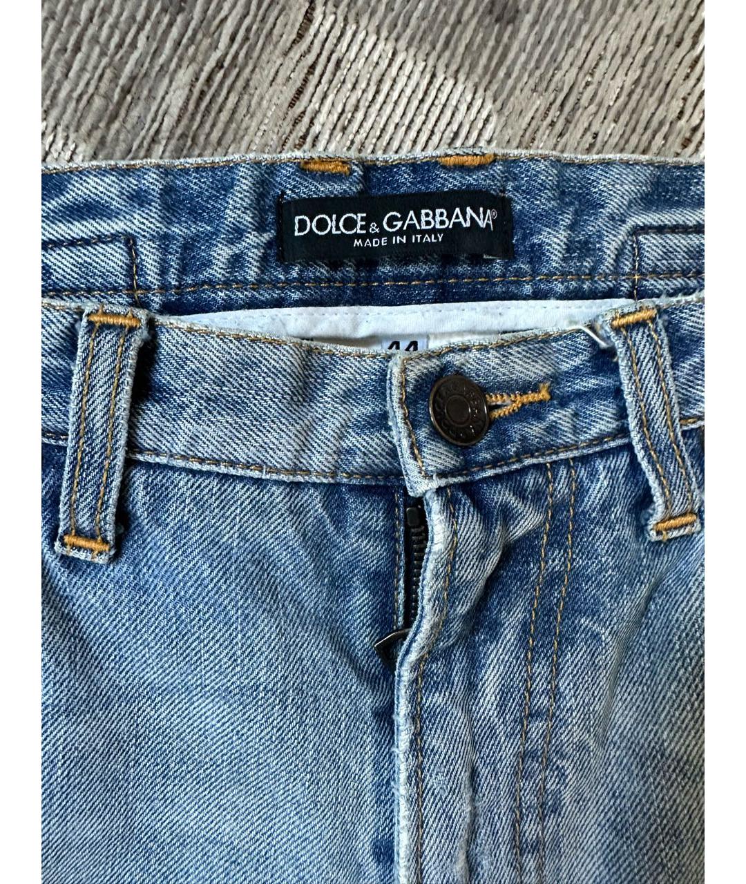 DOLCE&GABBANA Голубые джинсы, фото 2