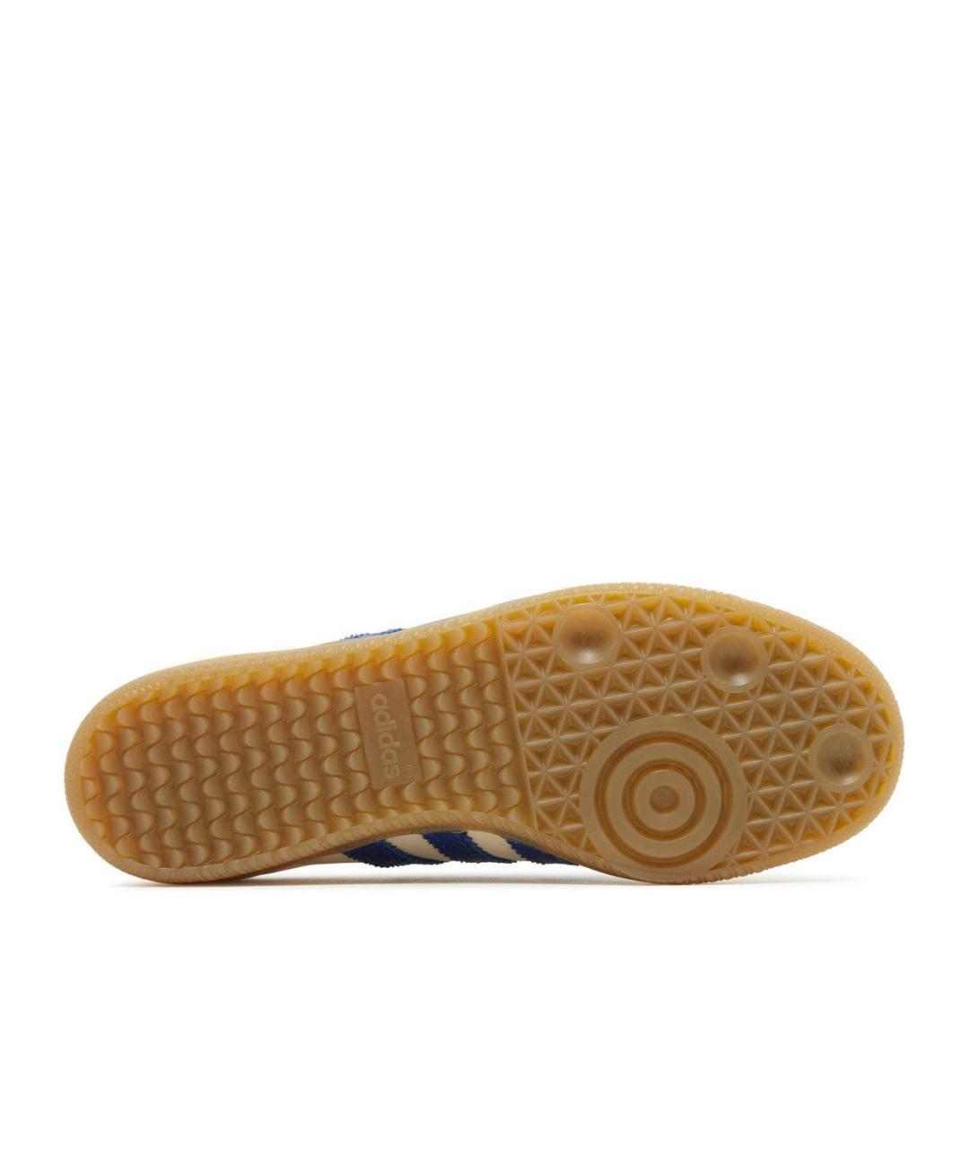 ADIDAS Бежевые кожаные кеды, фото 4