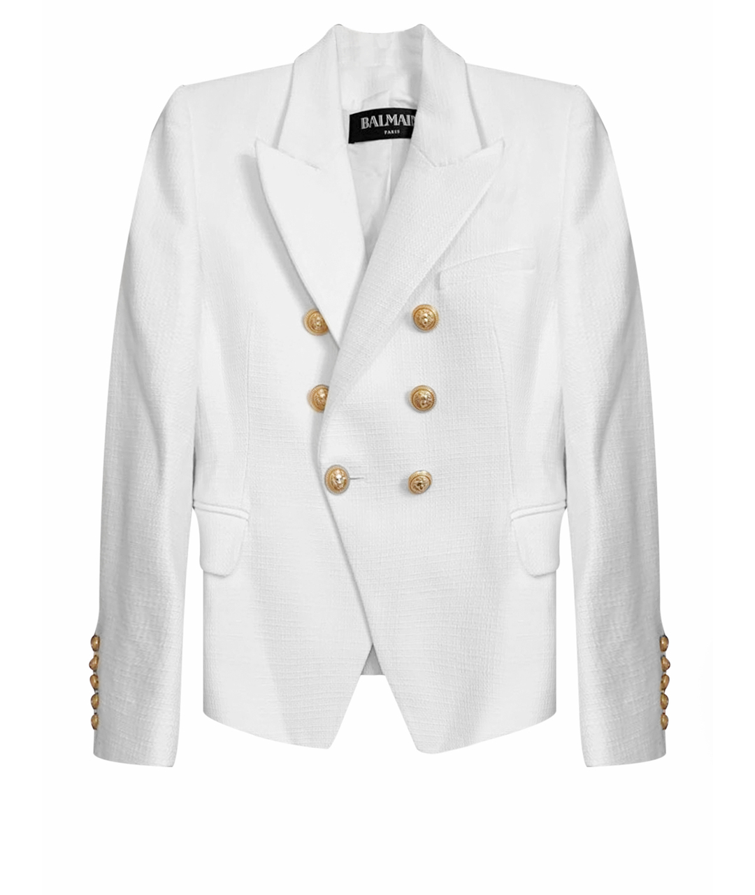 BALMAIN Белый хлопковый жакет/пиджак, фото 1