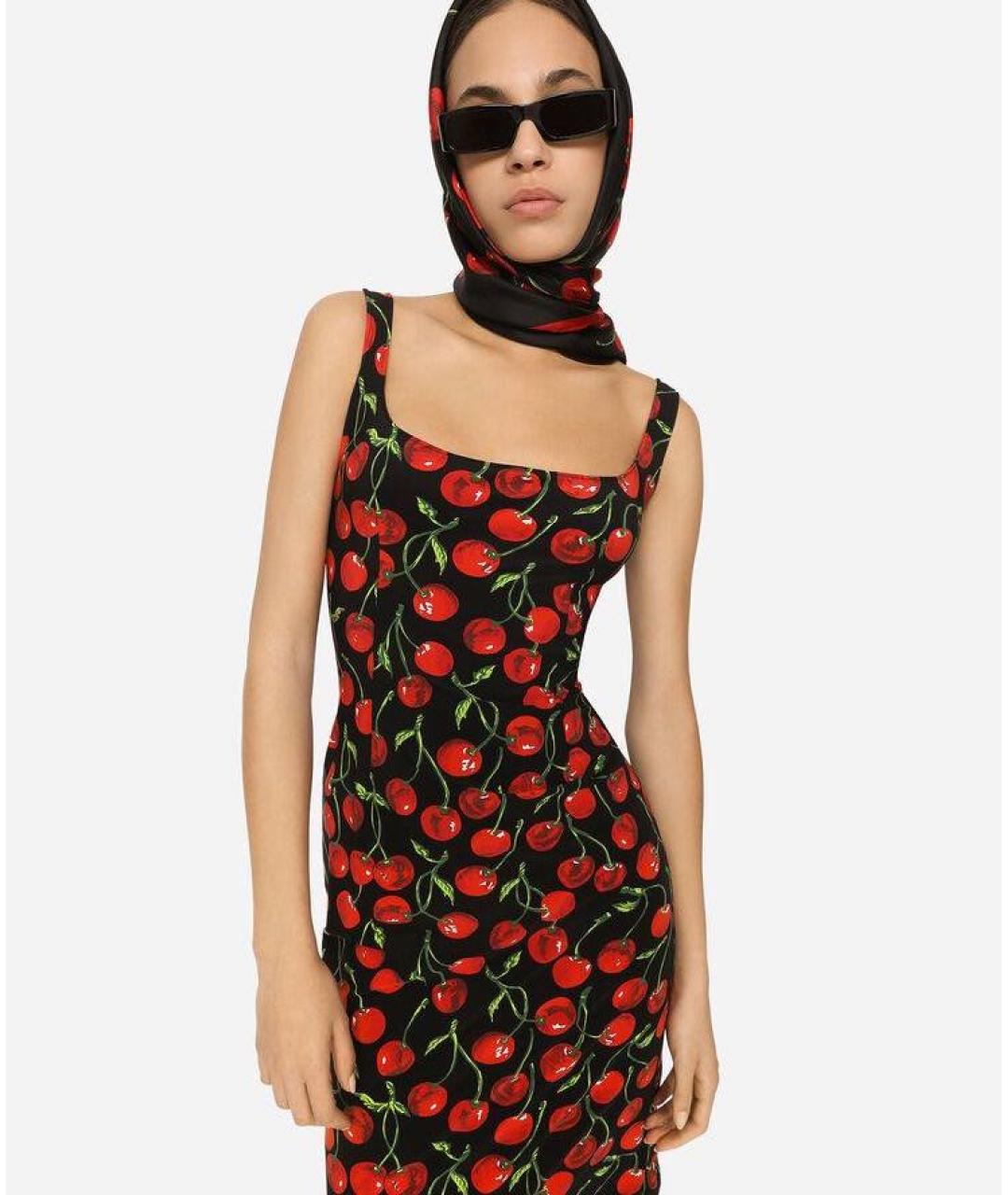 DOLCE&GABBANA Мульти платье, фото 3