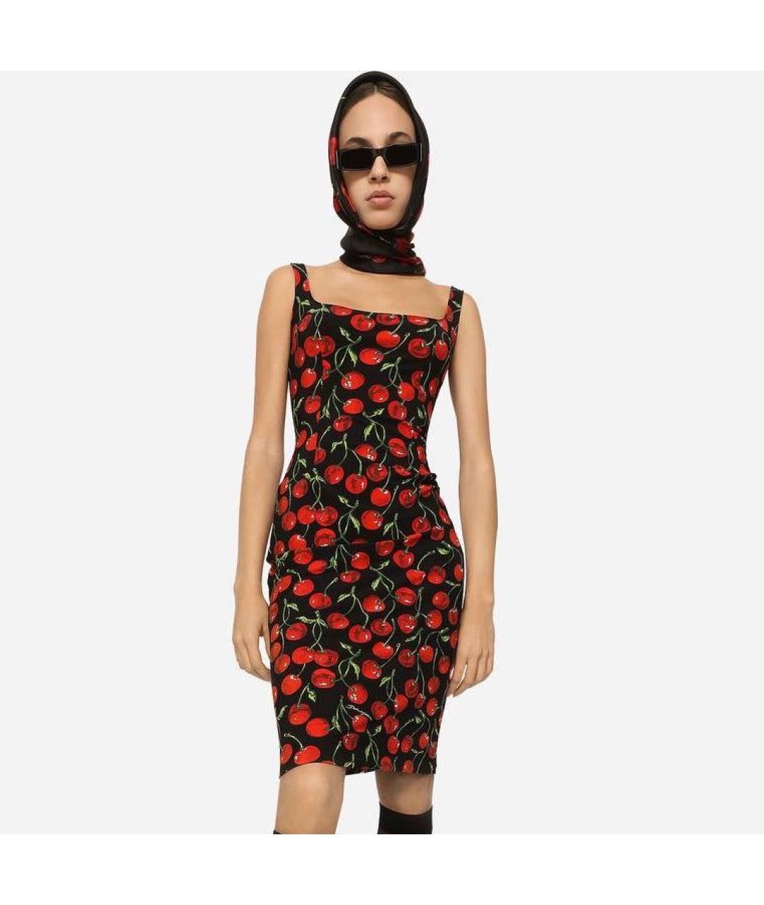 DOLCE&GABBANA Мульти платье, фото 4