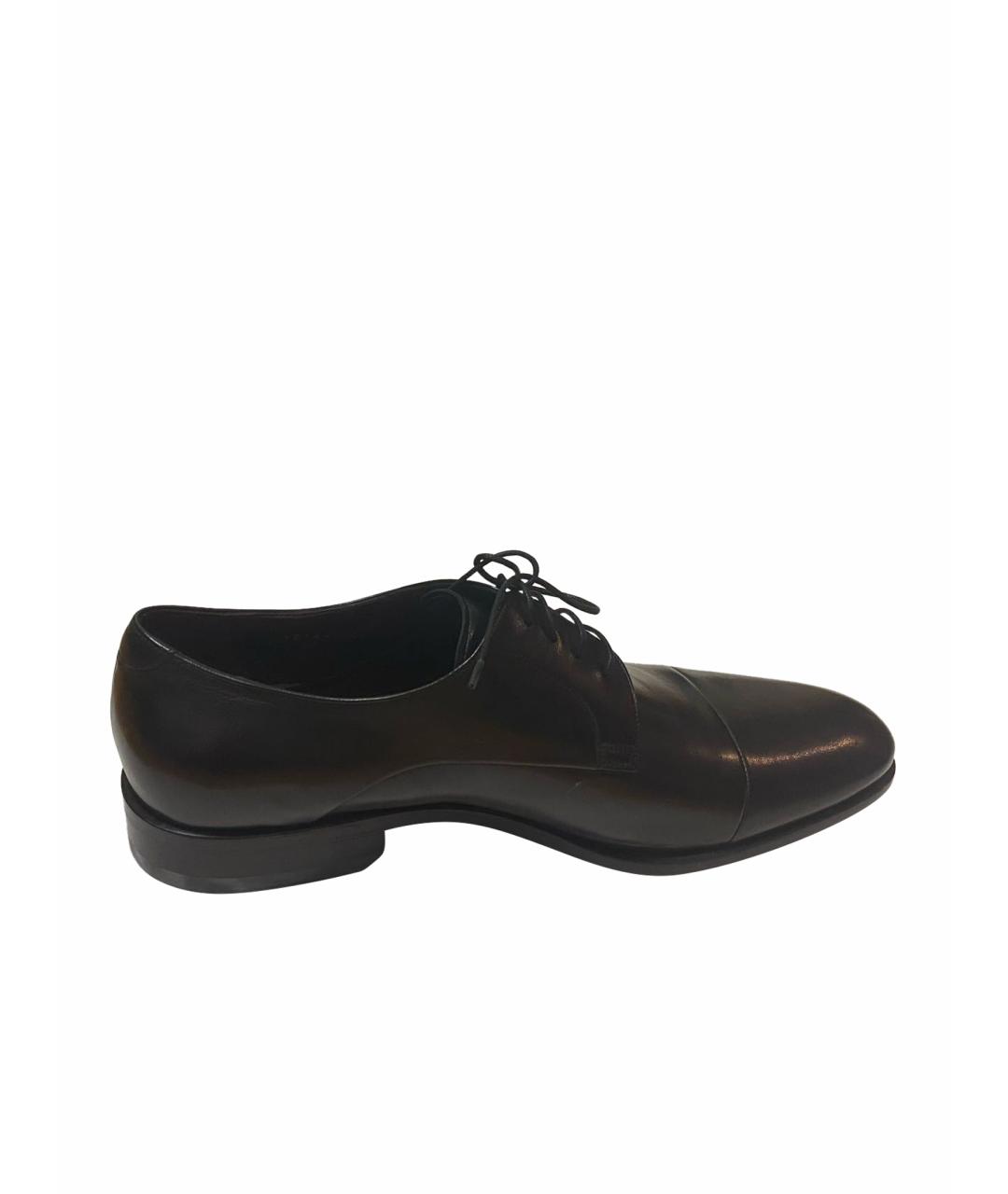 VALENTINO Черные кожаные туфли, фото 1